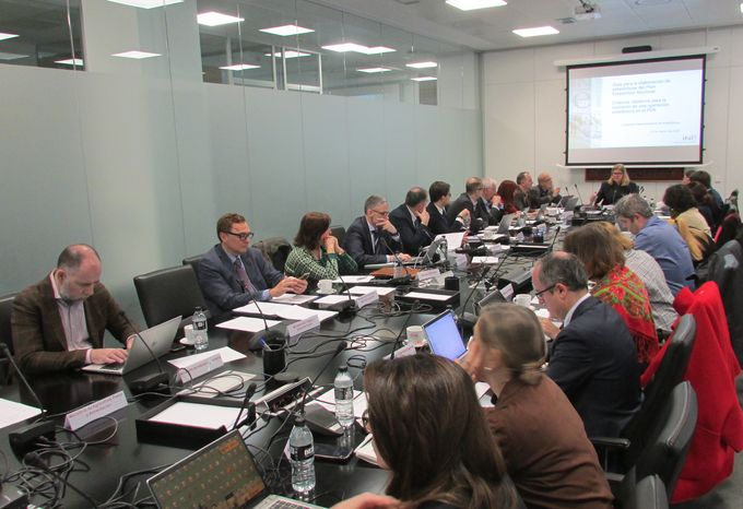 Los asistentes a la reunión Plenaria